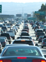 Photograph of freeway traffic